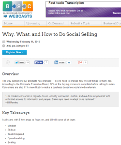 Why  What  and How to Do Social Selling b2c
